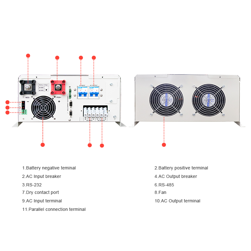 110 В/220 В 48 В солнечный пре – обзор и цена Split Phase Inverter 10Kw 110V 220V