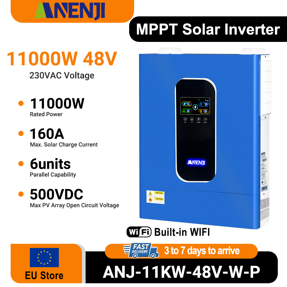 Гибридный солнечный инвертор A – обзор и цена Hybrid Solar Inverter 5.5Kw Mppt 48V