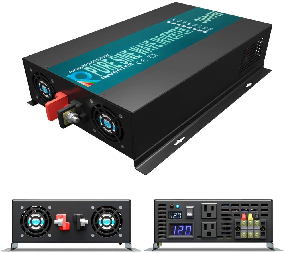 Инвертор чистой синусоиды 3000 – обзор и цена Inverter Pure Sine Wave 60Hz 120V 3000W