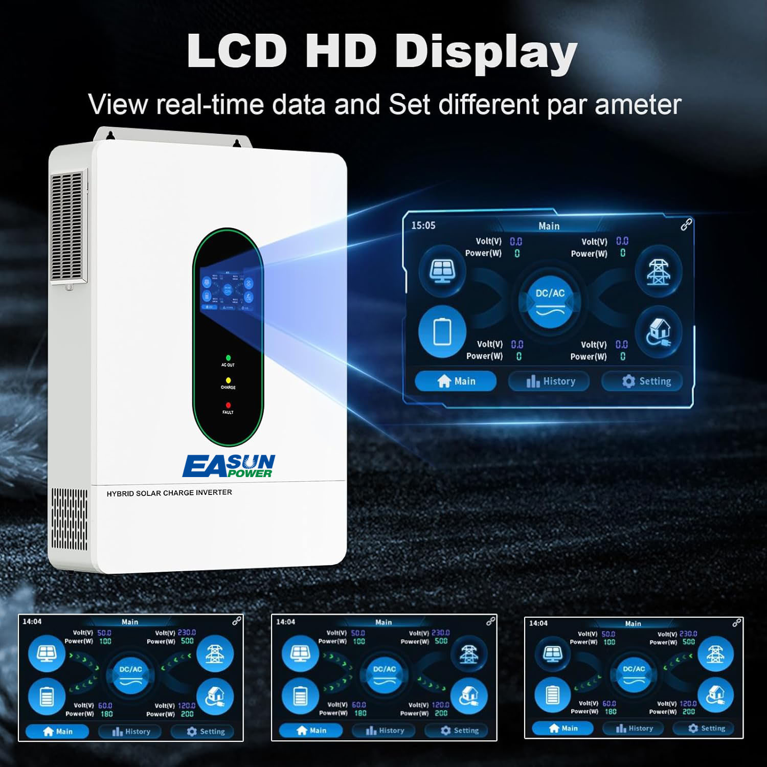 Гибридный солнечный инвертор E – обзор и цена Grid Tie Inverter Limiter 2000W