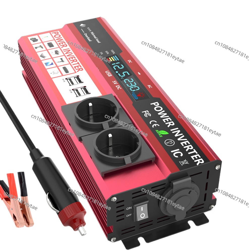 Инвертор 12В в 220В, пиковая м – обзор и цена Power Inverter 12V 220V 4000W Continuous