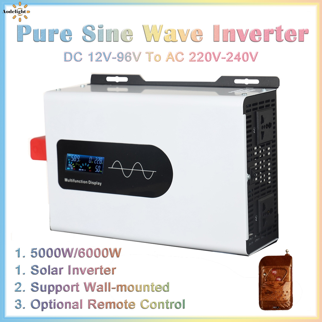Инвертор немодулированного син – обзор и цена Off Grid Solar Inverter 48V 6000W