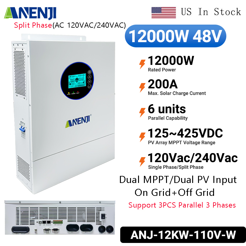 Гибридный солнечный инвертор A – обзор и цена Off Grid Solar Inverter 48V 6000W