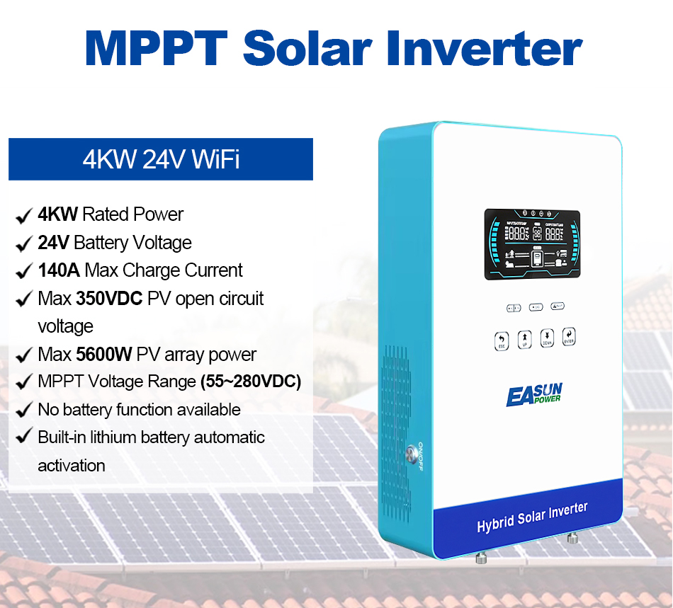 Солнечный инвертор EASUN POWER – обзор и цена Grid Tie Inverter Limiter 2000W