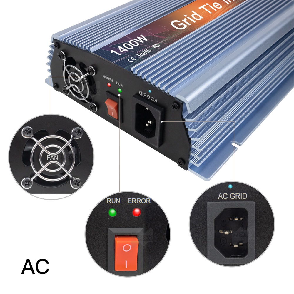 1400 Вт сетчатый микро-инверто – обзор и цена Micro Inverter 1400W Solar Grid Tie